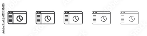 crm icon outline ilustration vector symbol