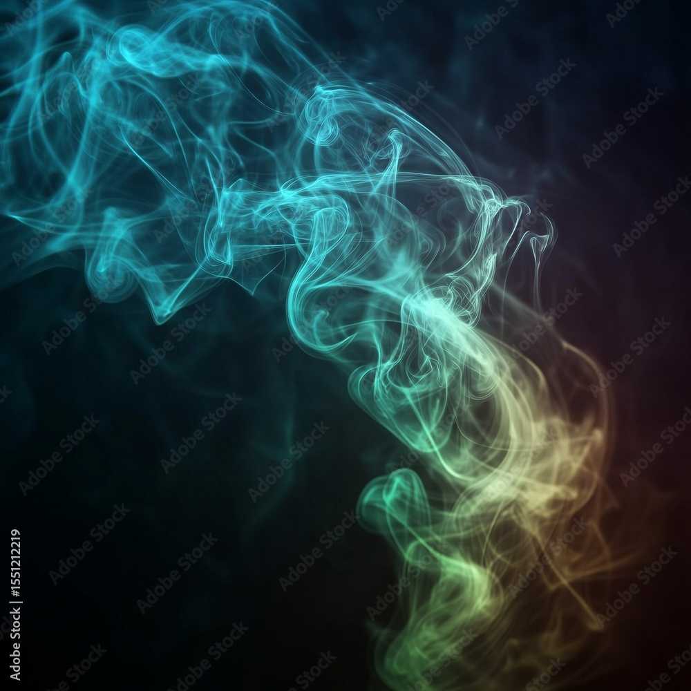 Fototapeta premium Abstract Cloud Backdrop on Black Background, Moody Dark Sky, graphics, Dramatic Atmospheric Design, cover photo