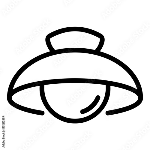 ceiling lamp Line Icon