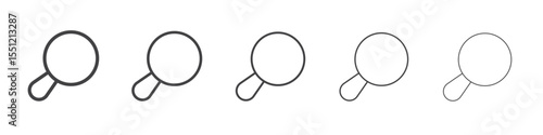 Frying pan icon outline ilustration vector symbol