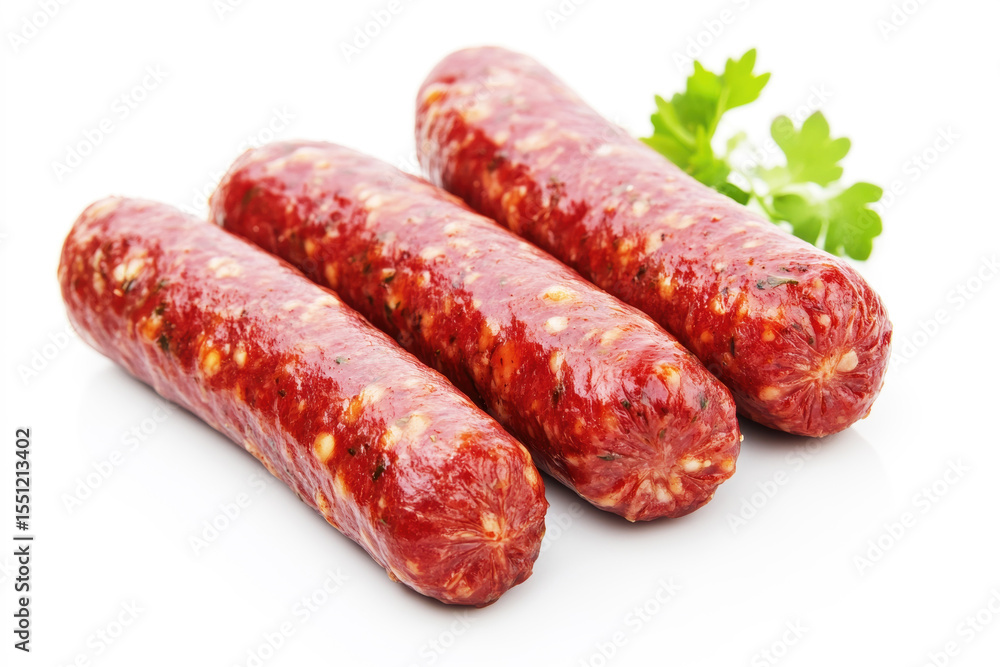 Chorizo sausages ready for cooking or grilling Chorizo sausages ready for cooking or grilling