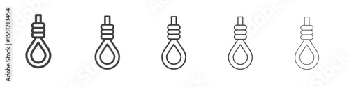 gallows icon outline ilustration vector symbol