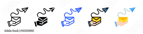 Sender Icon Collection With Multiple Styles