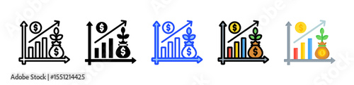 Yield Icon Collection With Multiple Styles
