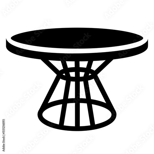 modern table Solid icon