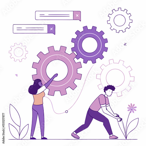 Harmonious Collaboration: Teamwork and Innovation in a Connected World Visual