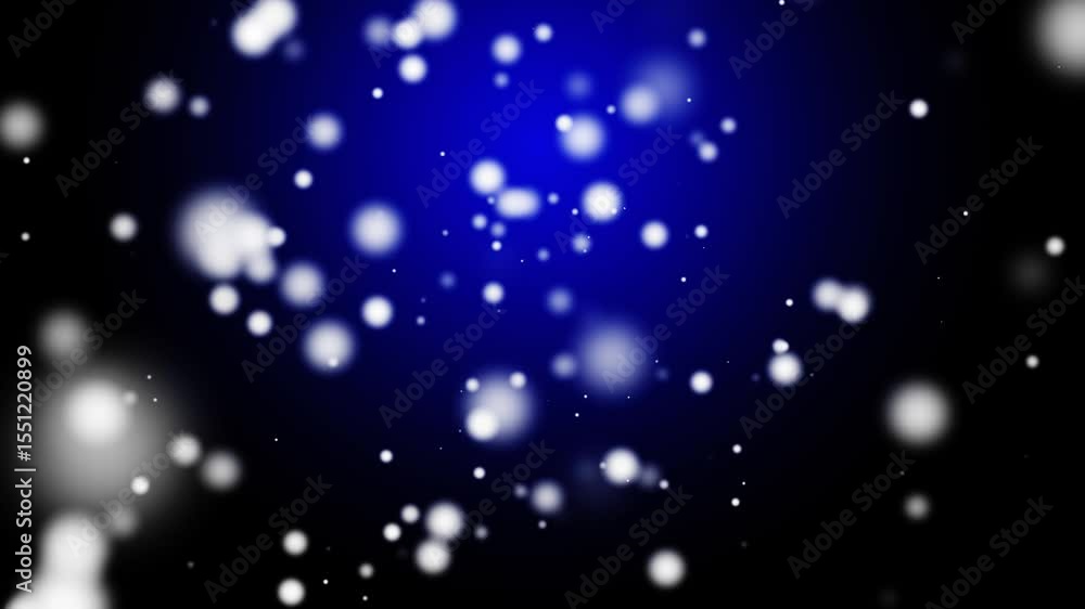 Particles Background blue Loop 4k