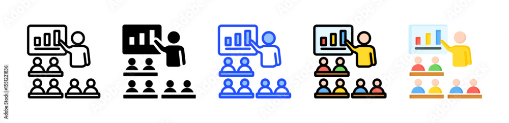 Training Icon Collection With Multiple Styles Training Icon Collection With Multiple Styles