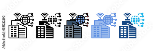 Smart City  Icon Element For Design