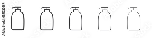 Handwash icon outline ilustration vector symbol