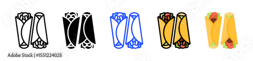 Gyro Icon Collection With Multiple Styles