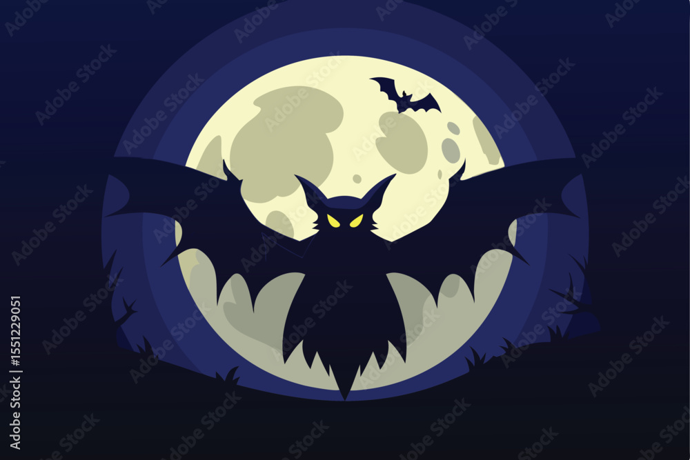 A stylized illustration of a gothic clock tower against a Halloween night backdrop. A stylized illustration of a gothic clock tower against a Halloween night backdrop.