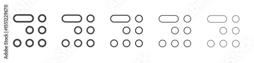 Inshorts icon outline ilustration vector symbol