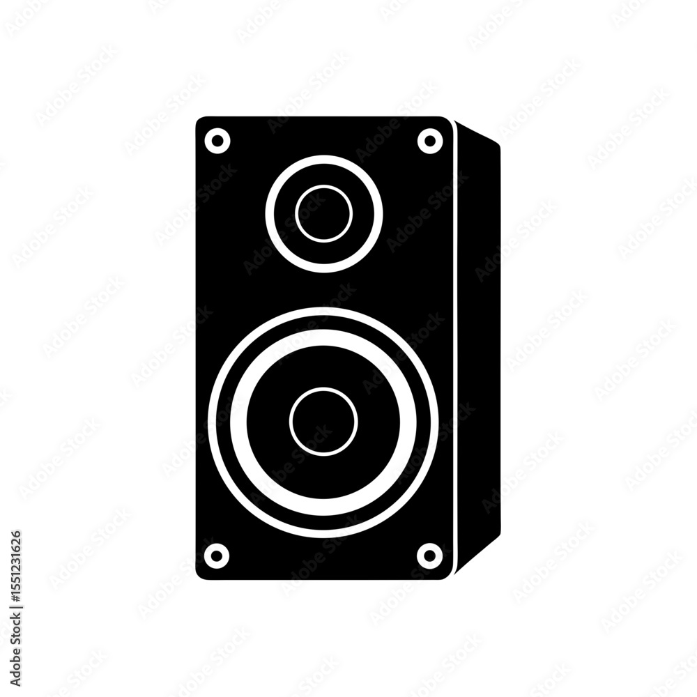 speaker icon silhouette on white background.svg speaker icon silhouette on white background.svg