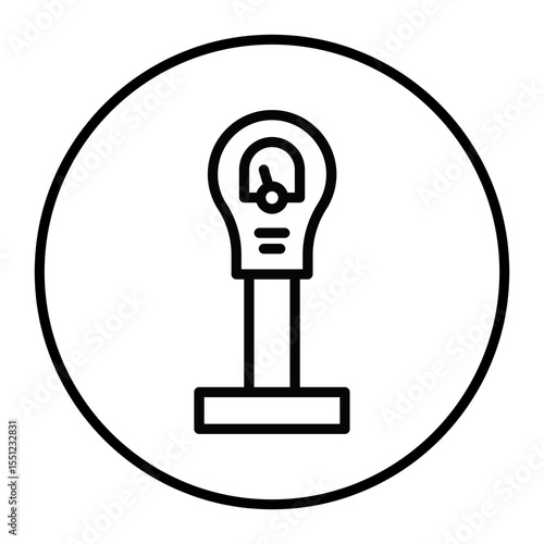 Parking Meter Vector Icons