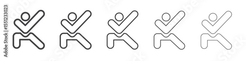 Keto mojo icon outline ilustration vector symbol