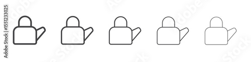 Kettle icon outline ilustration vector symbol