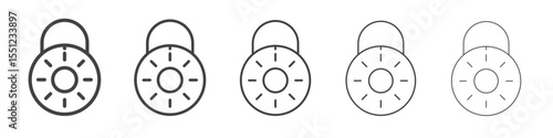 Key smith icon outline ilustration vector symbol