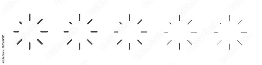 Loading icon outline ilustration vector symbol Loading icon outline ilustration vector symbol