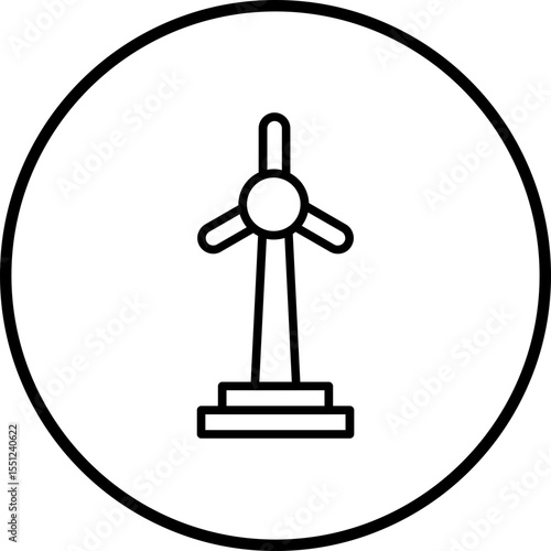 Windmills Vector Icons