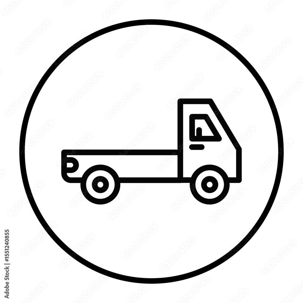 Pickup Truck Vector Icons Pickup Truck Vector Icons