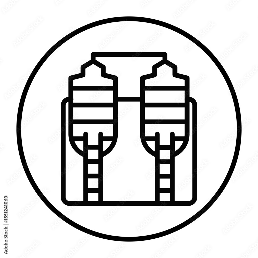 Silo Vector Icons Silo Vector Icons