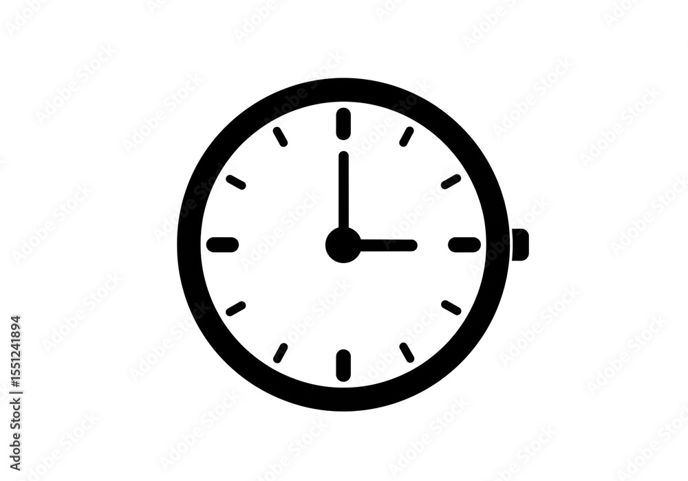 clock isolated on white background clock isolated on white background