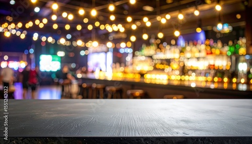 Wallpaper Mural Illuminated elegance, blurry background with focused table ideal for modern design projects Torontodigital.ca