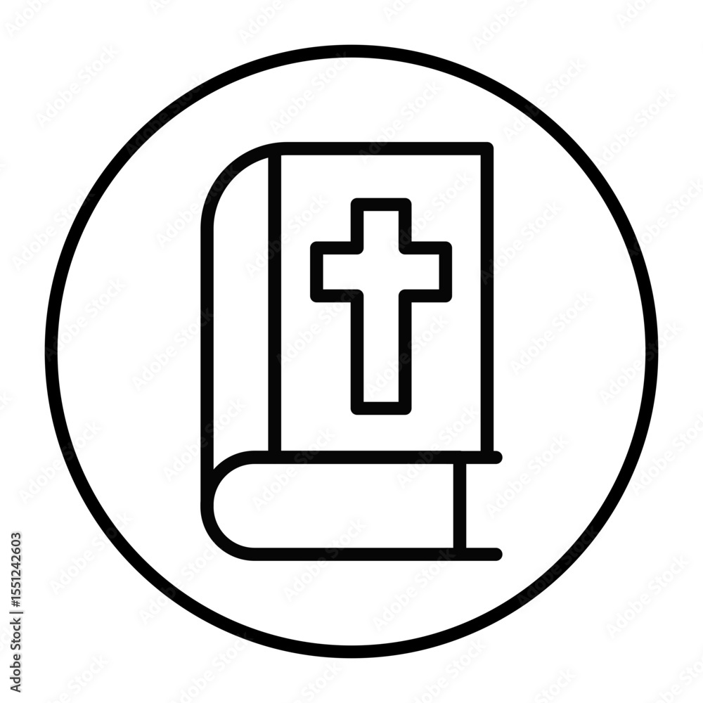 Obraz premium Bible Vector Icons