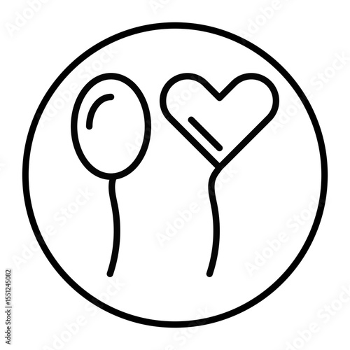 Balloons Vector Icons
