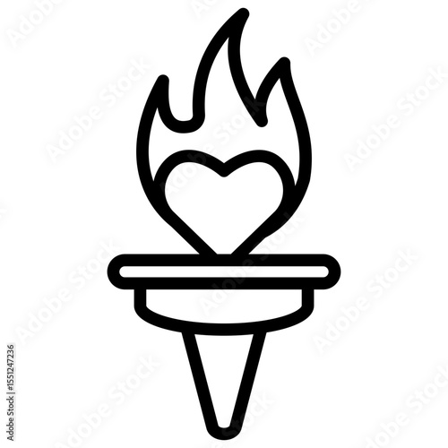 Purpose Flame Icon