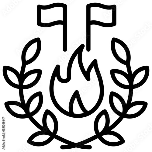 Purpose Flame Icon