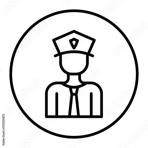 Police Officer Vector Icons