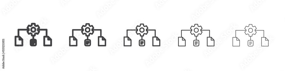 Procurement icon outline ilustration vector symbol Procurement icon outline ilustration vector symbol