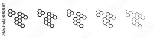 propolis icon outline ilustration vector symbol