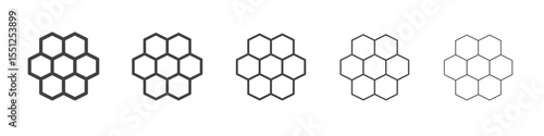propolis icon outline ilustration vector symbol