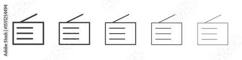 Radio icon outline ilustration vector symbol
