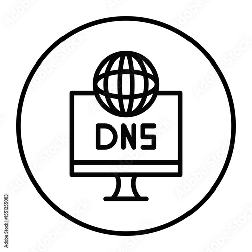 DNS Vector Icons