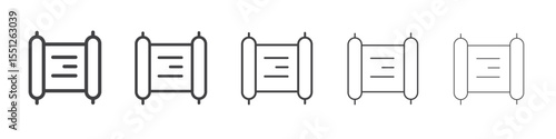Torah icon outline ilustration vector symbol
