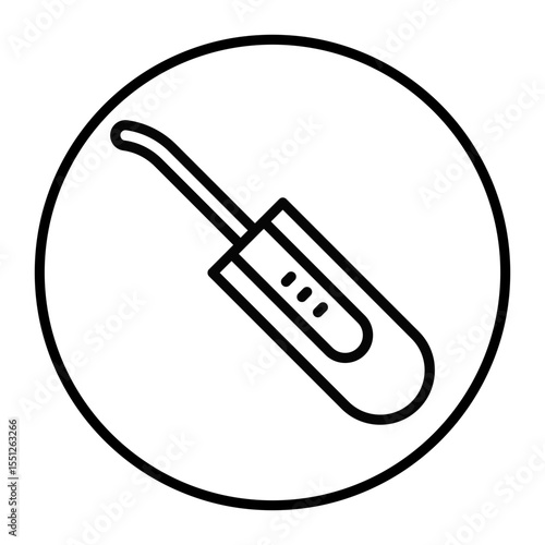 Dental Irrigator Vector Icons