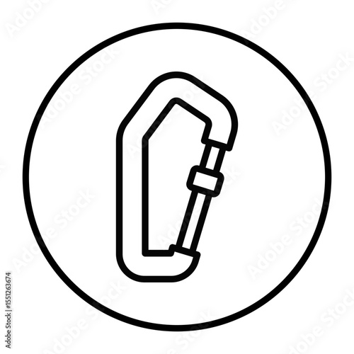Carabiner Vector Icons