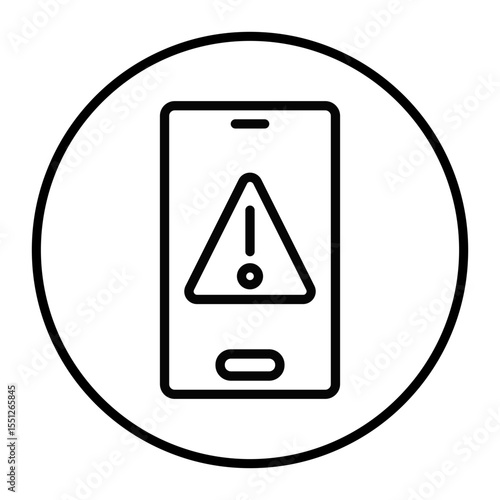 Free Download Mobile Warning Vector Icons - GFXLoad