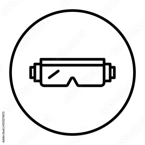 Scientist Glasses Vector Icons