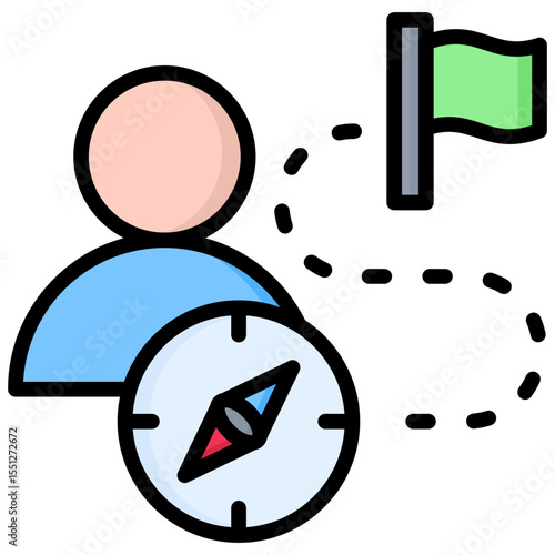 Leadership Compass Icon