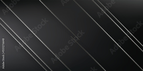 Abstract black and gold luxury vector background with abstract gold dots and shining golden lines.