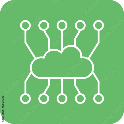 Cloud computing Icon