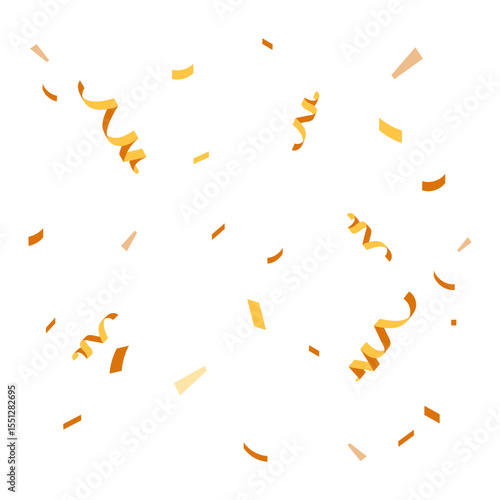 orange confetti