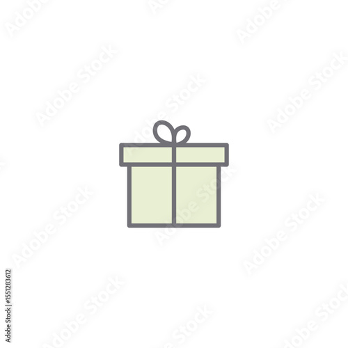 gift box illustration simple design
