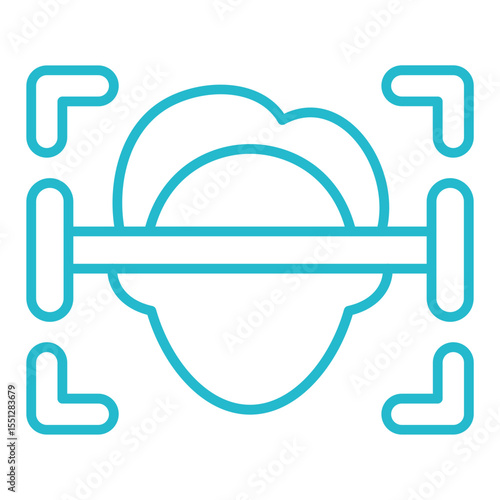 Face scanner Icon