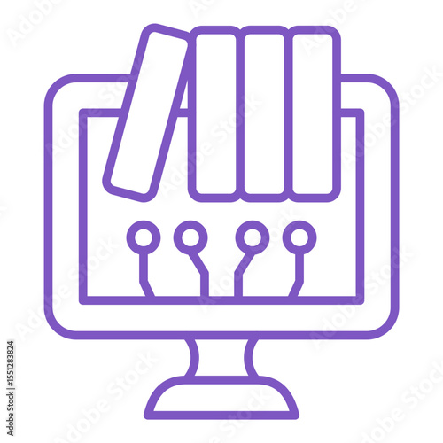 Digital library Icon
